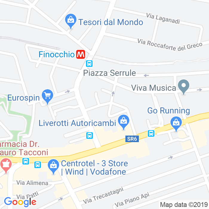 CAP di Via Massa Silani a Roma