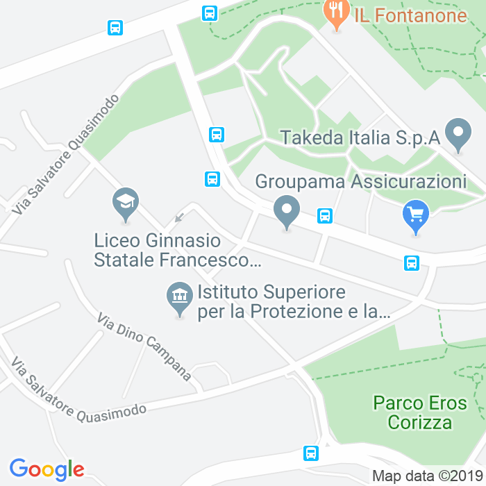 CAP di Via Massimo Bontempelli a Roma