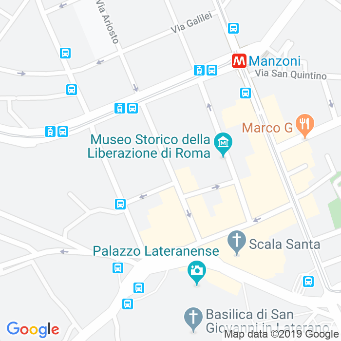 CAP di Via Matteo Boiardo a Roma