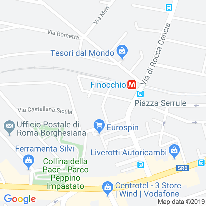 CAP di Via Mazara Del Vallo a Roma