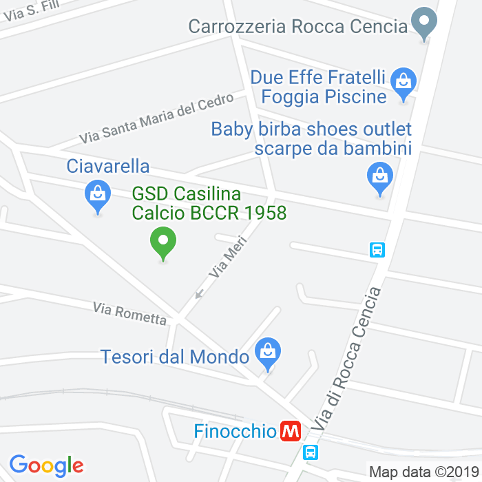 CAP di Via Meri a Roma