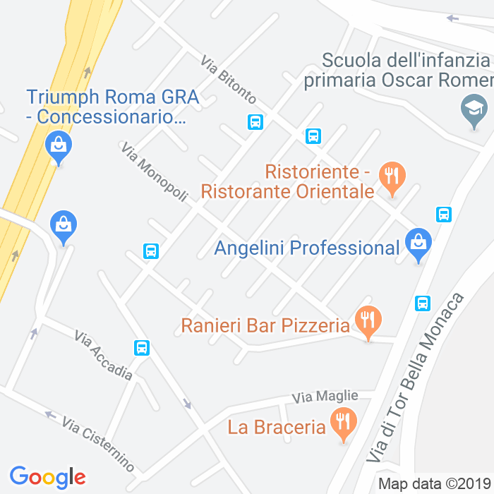 CAP di Via Messapico Ceglie a Roma