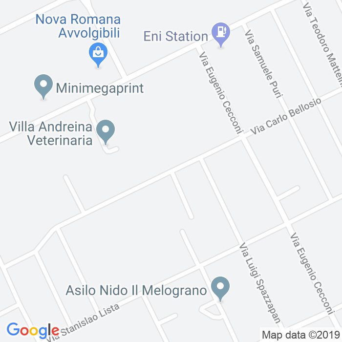 CAP di Via Michelangelo Grigoletti a Roma