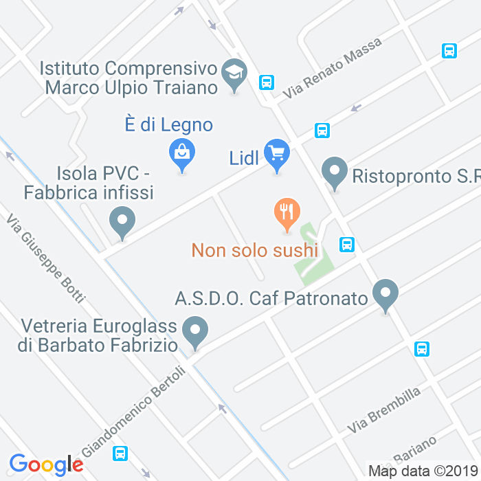 CAP di Via Michelangelo Guattini a Roma