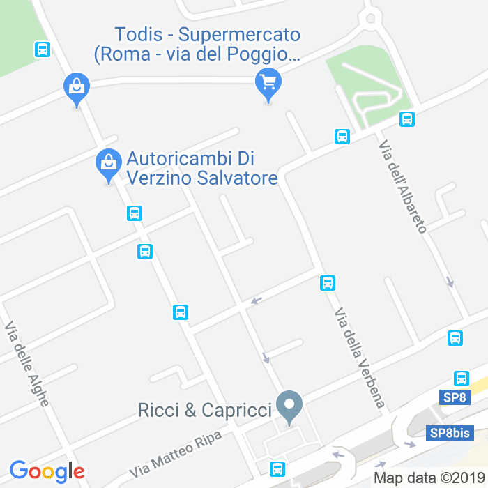 CAP di Via Michele Ruggeri a Roma
