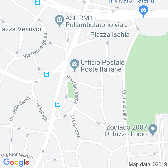 CAP di Via Monte Berico a Roma