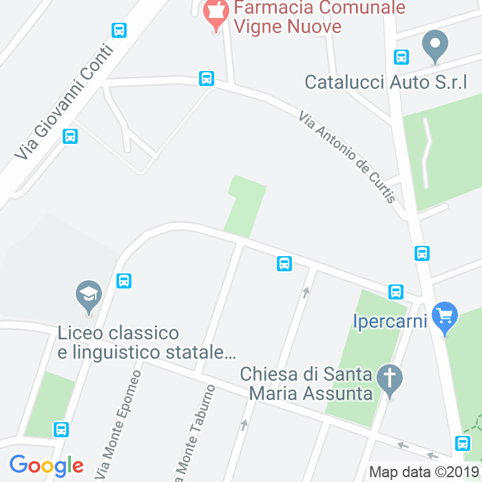 CAP di Via Monte Catinaccio a Roma