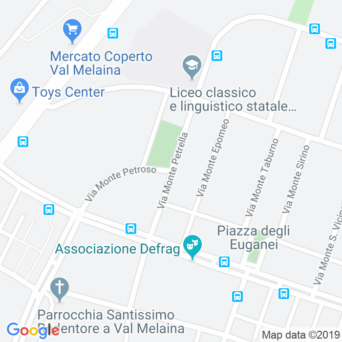 CAP di Via Monte Petrella a Roma