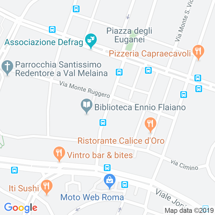 CAP di Via Monte Rocchetta a Roma