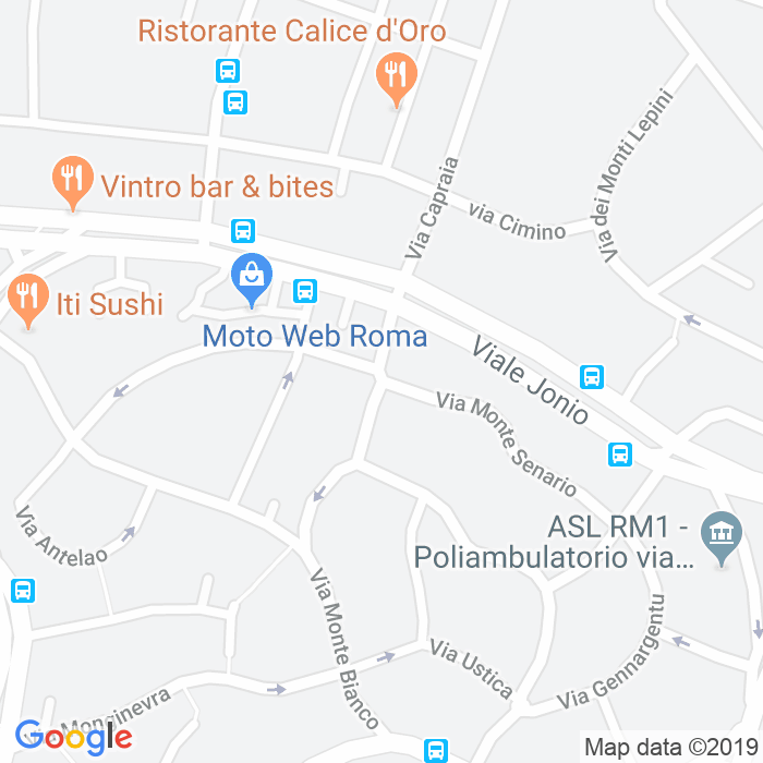 CAP di Via Monte Senario a Roma