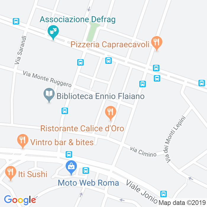 CAP di Via Monte Soprano a Roma
