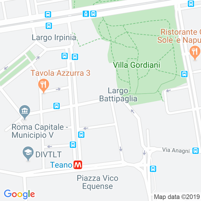 CAP di Via Monteforte Irpino a Roma