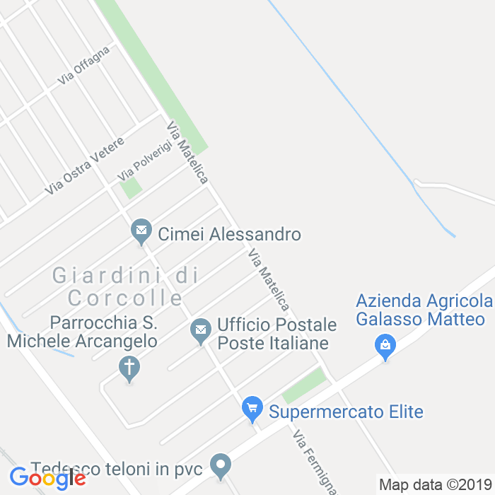 CAP di Via Montelparo a Roma