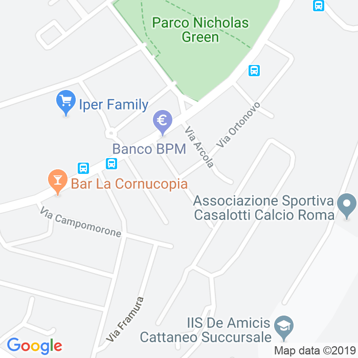CAP di Via Monterosso Al Mare a Roma