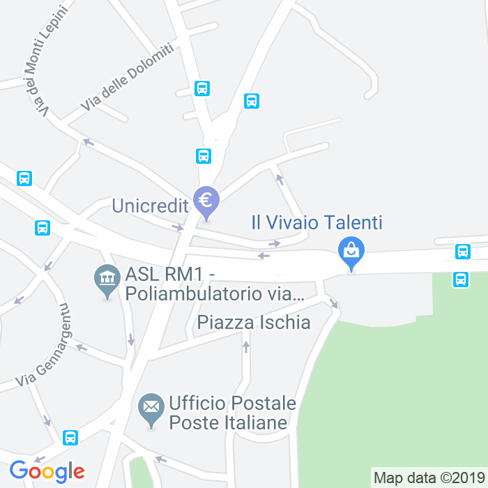CAP di Via Monviso a Roma