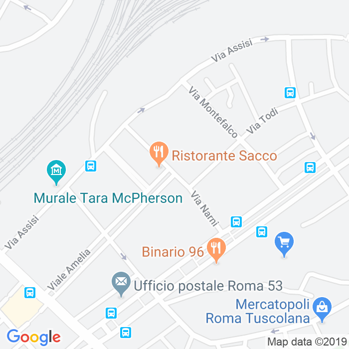 CAP di Via Narni a Roma