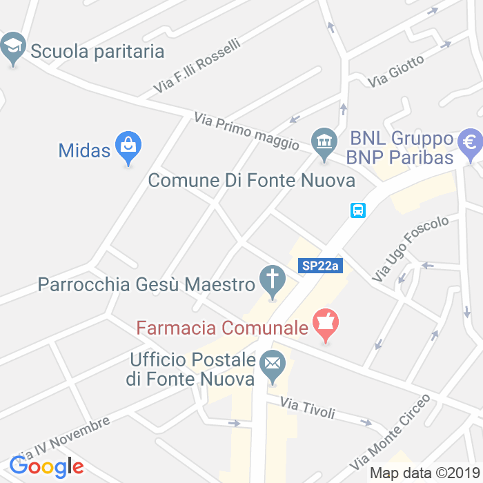 CAP di Via Niccolo'Machiavelli a Roma