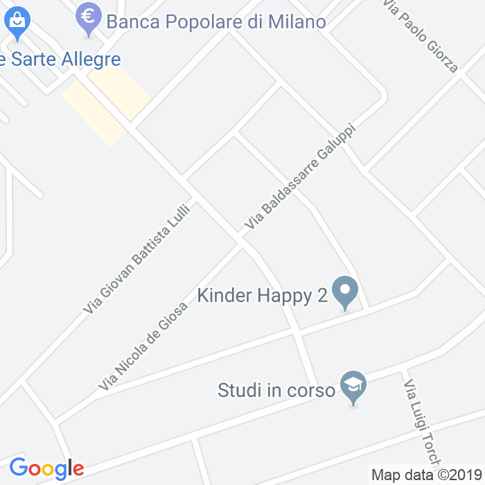 CAP di Via Nicola De Giosa a Roma