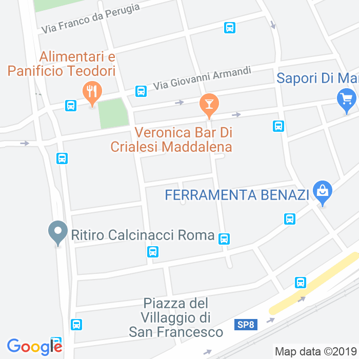 CAP di Via Nicola Mascardi a Roma