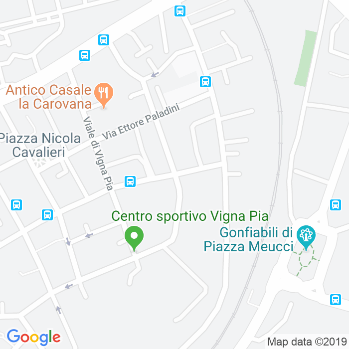 CAP di Via Nicola Pellati a Roma
