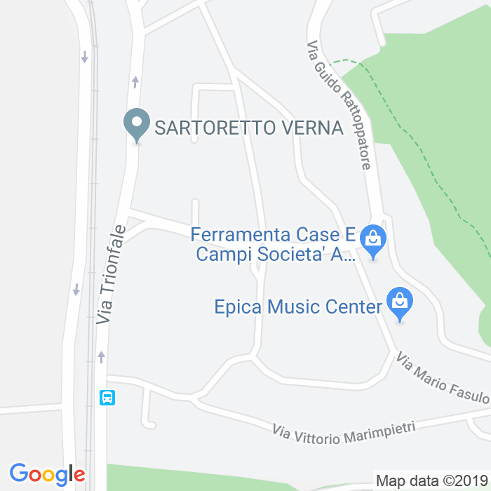 CAP di Via Nicola Tagliaferri a Roma