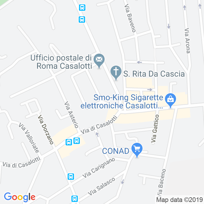 CAP di Via Nucetto a Roma