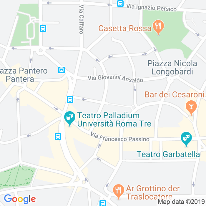 CAP di Via Obizzo Guidotti a Roma