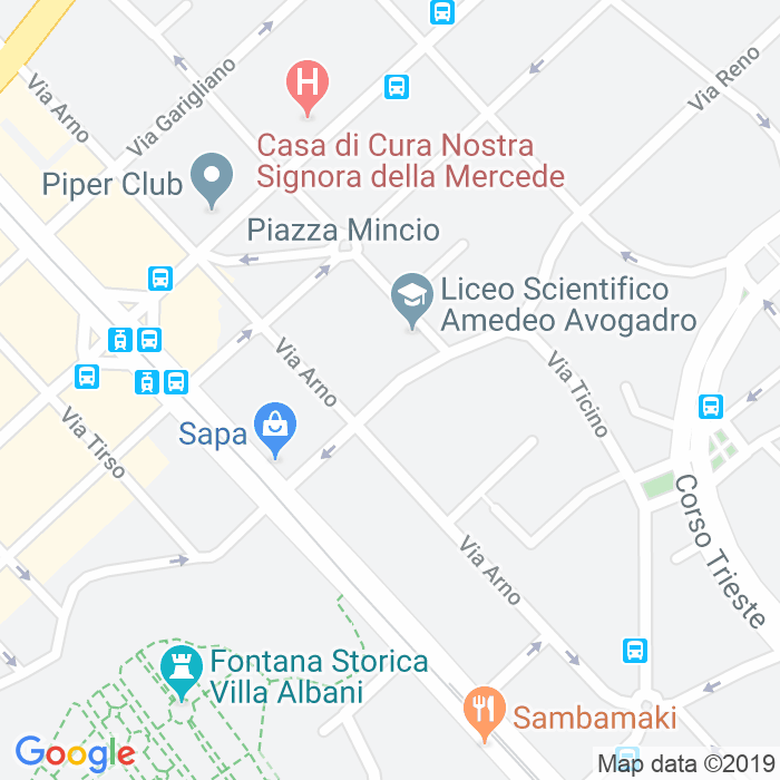 CAP di Via Ombrone a Roma