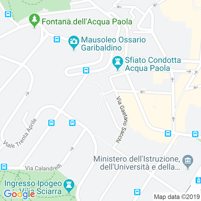 CAP di Via Oreste Tiburzi a Roma