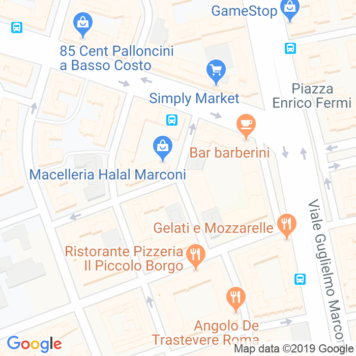 CAP di Via Orso Mario Corbino a Roma