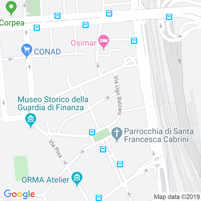 CAP di Via Ottavio Panciroli a Roma