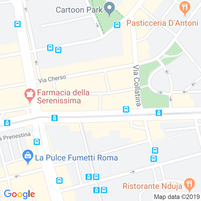 CAP di Via Palmanova a Roma