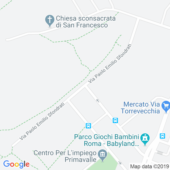 CAP di Via Paolo Emilio Sfondrati a Roma