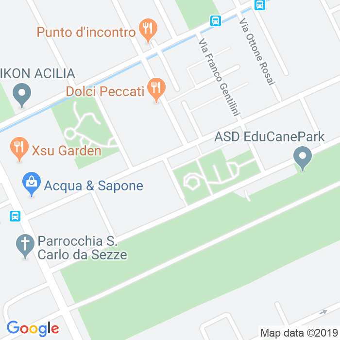 CAP di Via Paolo Vetri a Roma