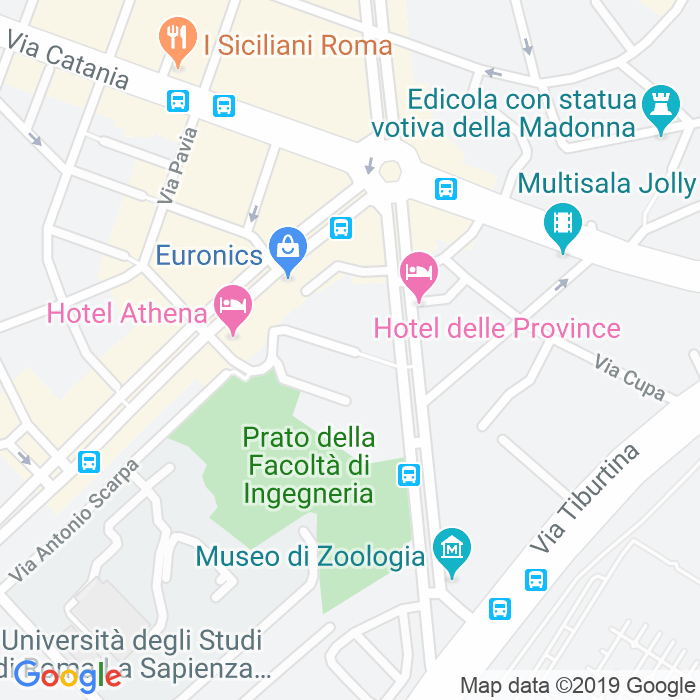 CAP di Via Paolo Zacchia a Roma