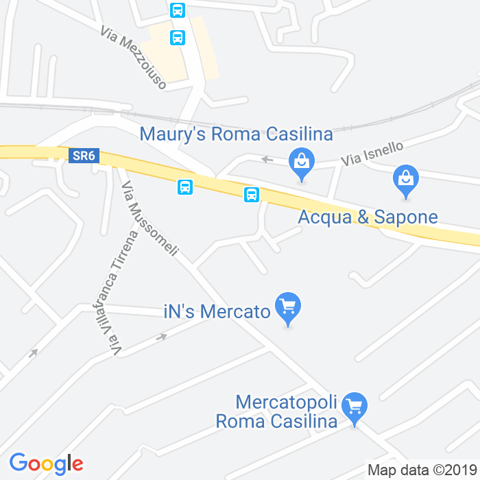 CAP di Via Pennisi a Roma
