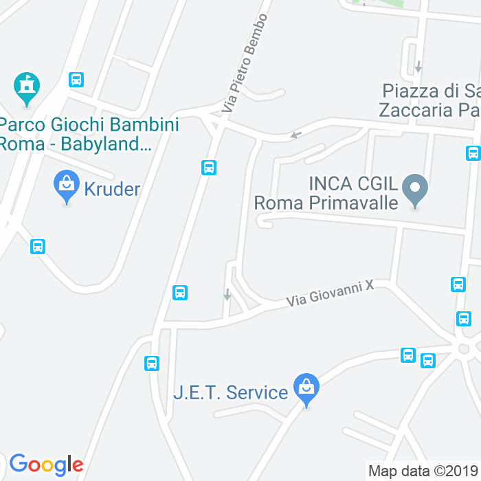 CAP di Via Piero Basadonna a Roma