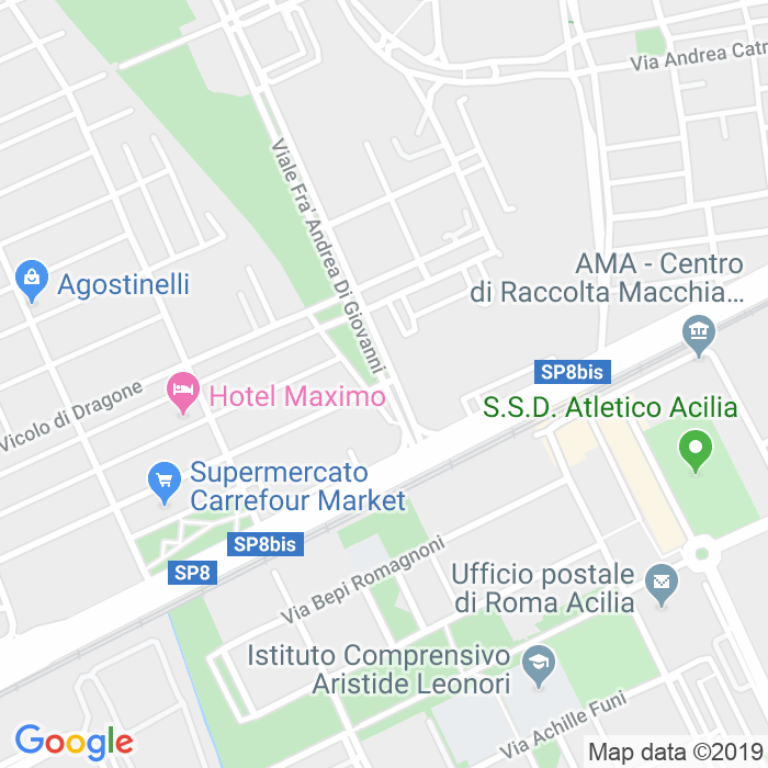CAP di Via Pietro Benedetti a Roma