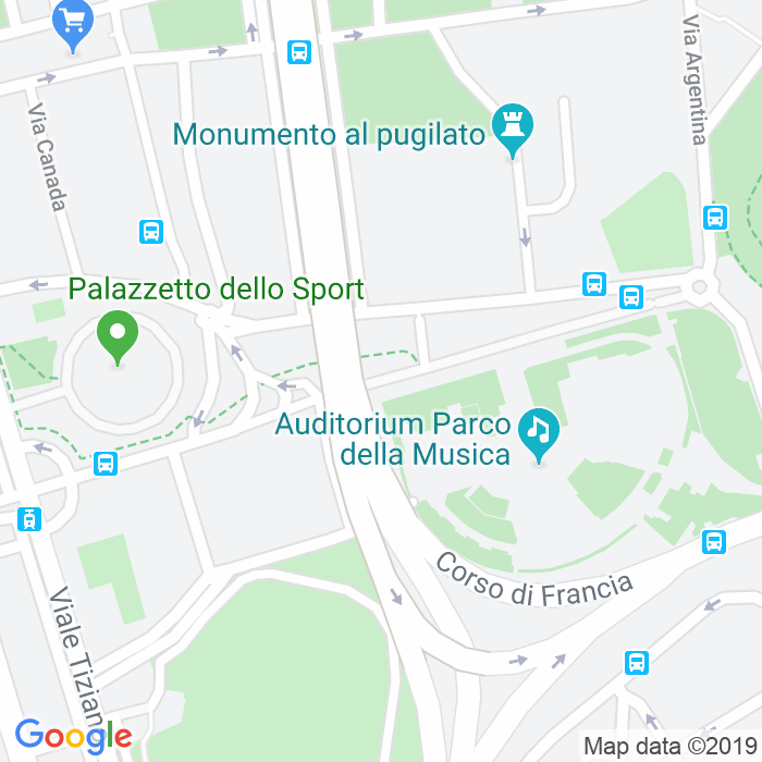 CAP di Via Pietro De Coubertin a Roma