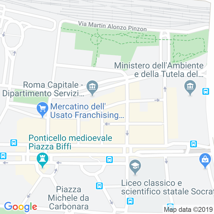 CAP di Via Pietro Felter a Roma