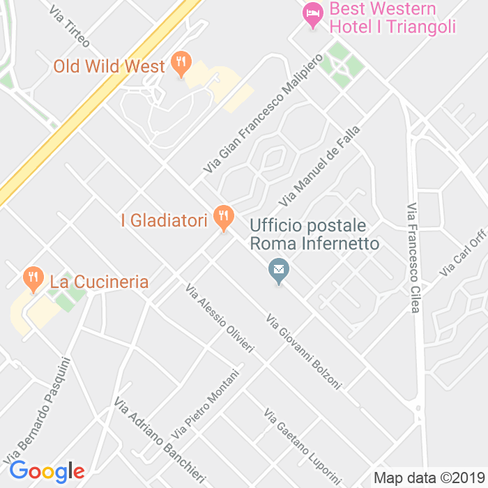 CAP di Via Pietro Romani a Roma