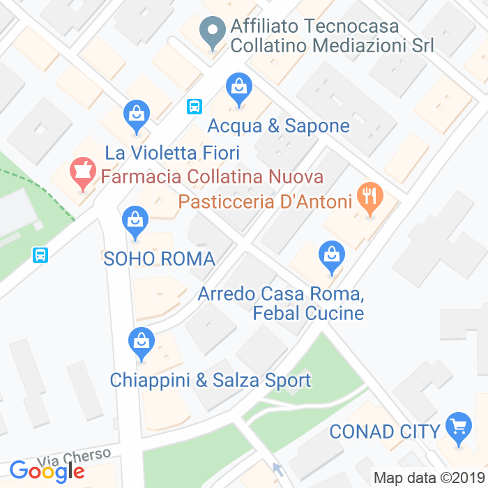 CAP di Via Pietro Sbarbaro a Roma