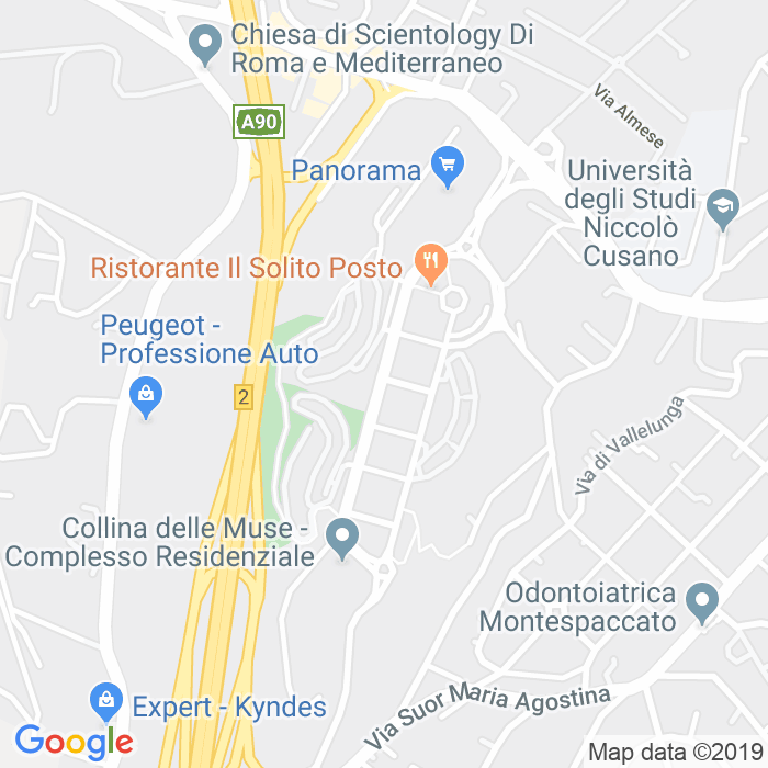 CAP di Via Pietro Ubaldo Angeletti a Roma