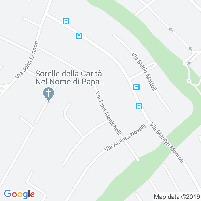 CAP di Via Pina Menichelli a Roma