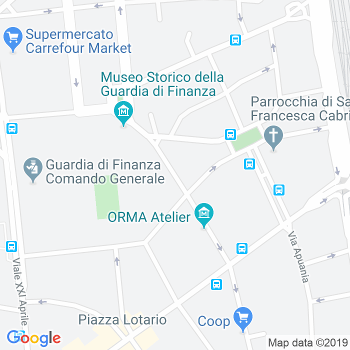 CAP di Via Pisa a Roma
