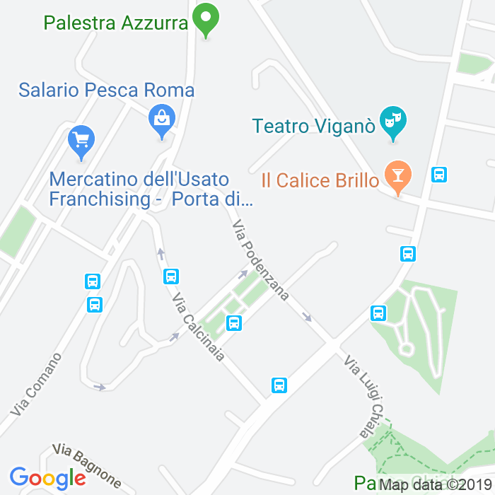 CAP di Via Podenzana a Roma