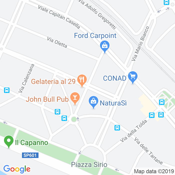 CAP di Via Poggio Di Venaco a Roma