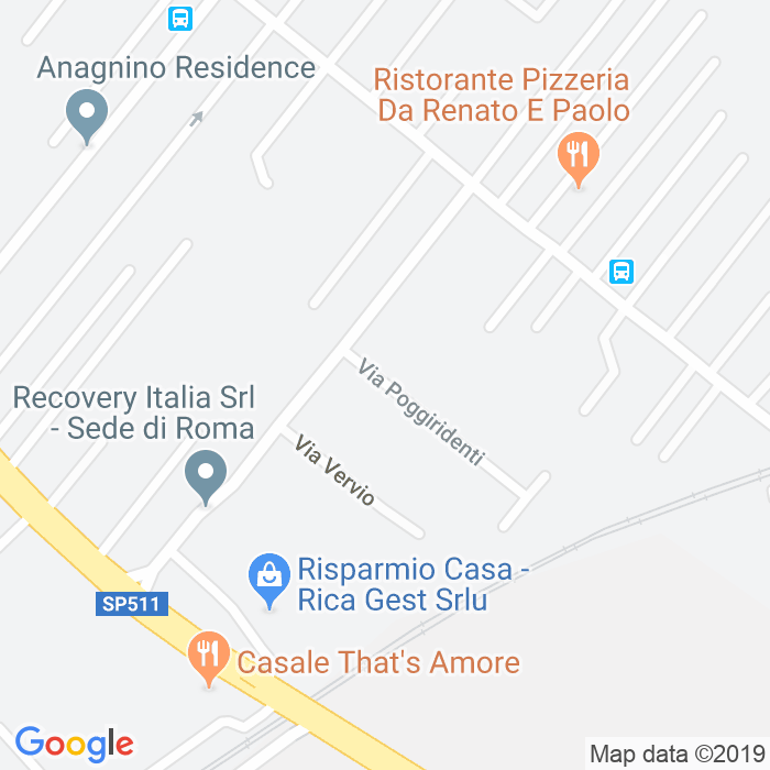 CAP di Via Poggiridenti a Roma