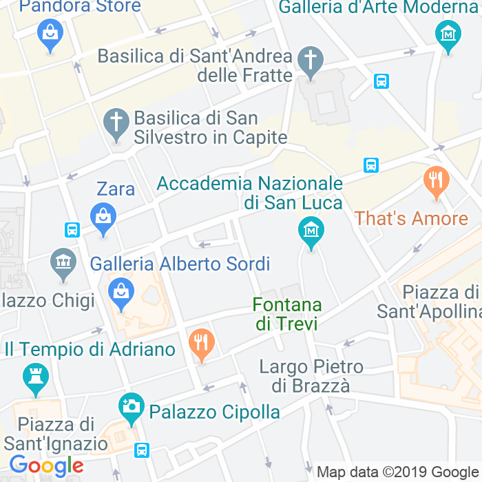 CAP di Via Poli a Roma