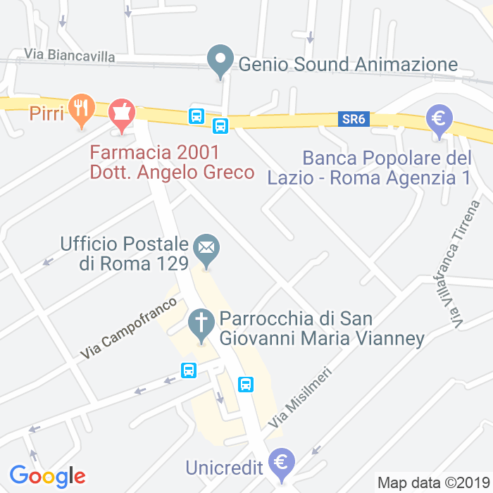CAP di Via Porto Empedocle a Roma
